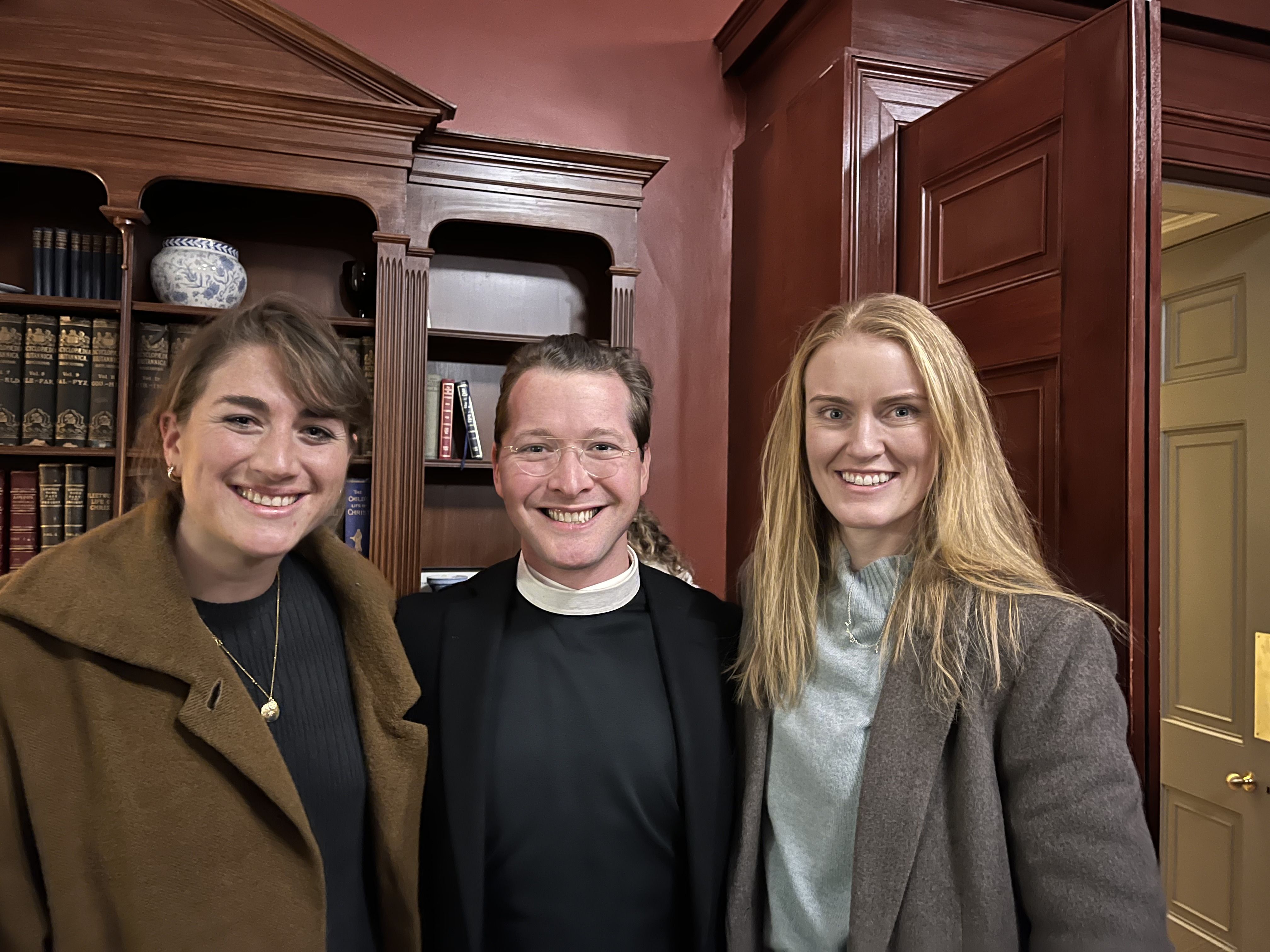 Ruby Tew (2021), Revd Max Bayliss, Grace Prendergast (2021)