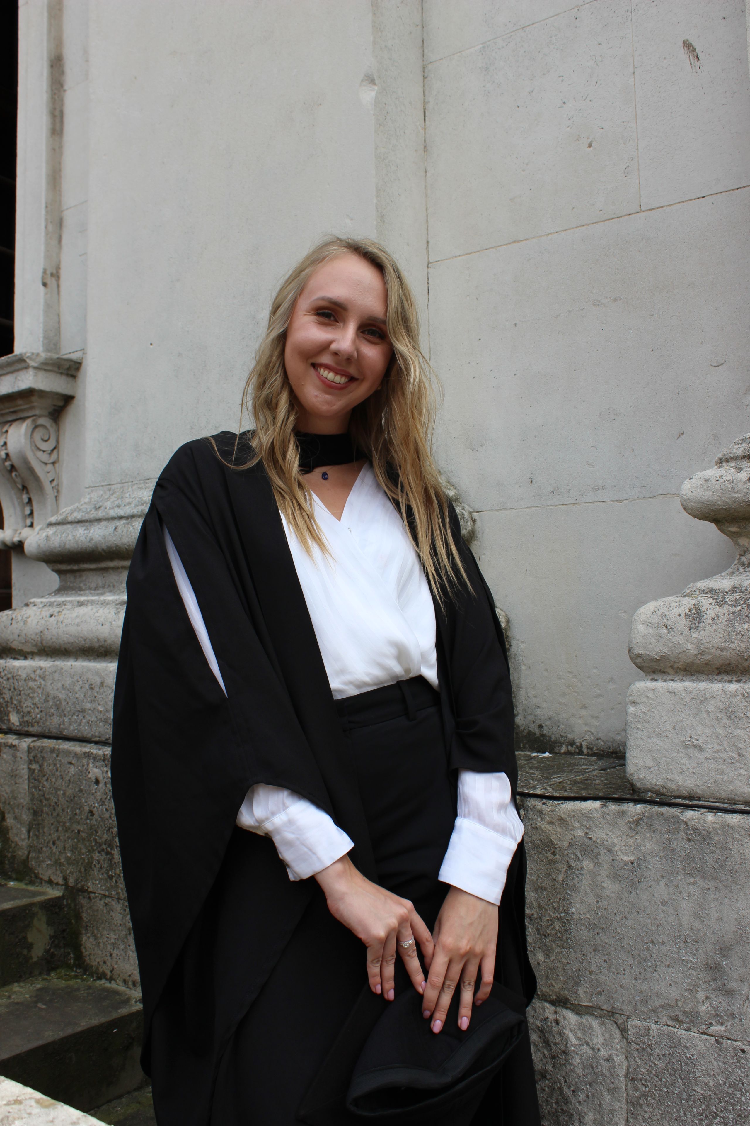 Graduate leaving Senate House