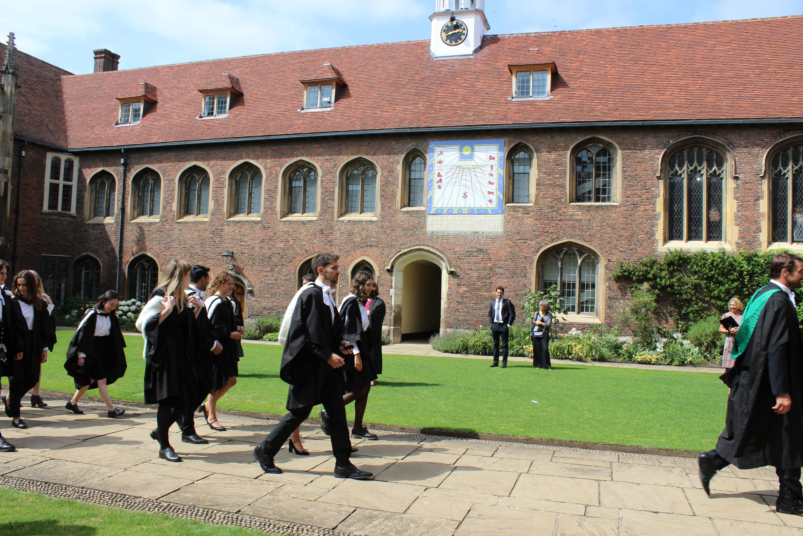 Graduands in Old Court