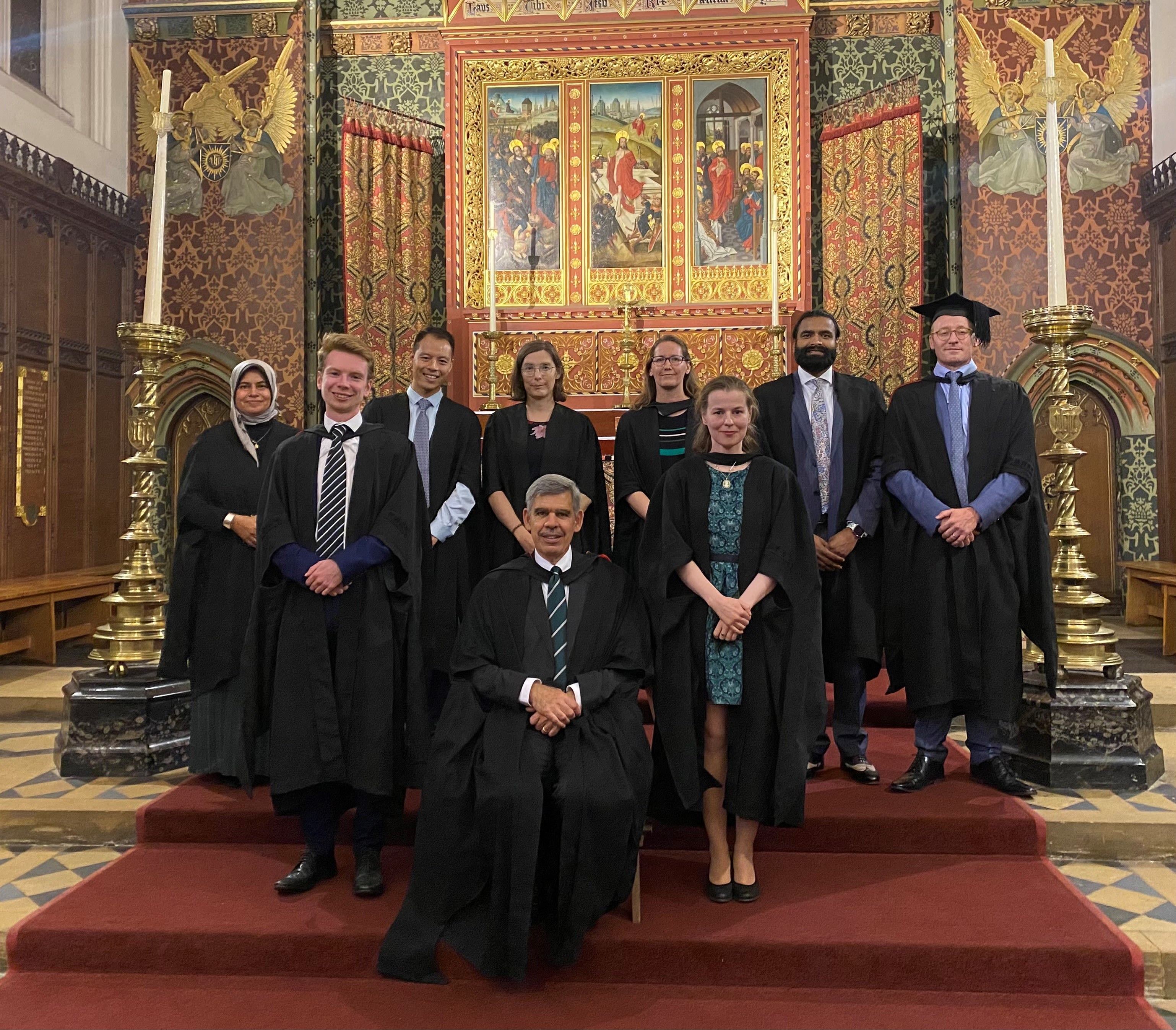 The new Fellows in the Chapel