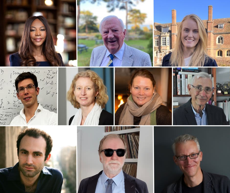 A grid with all 10 new Honorary Fellows